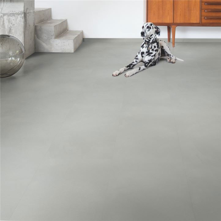 Шлифованный бетон светло-серый